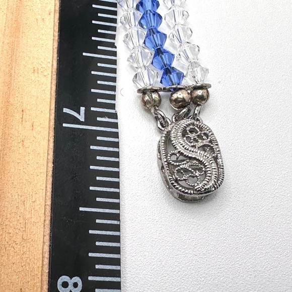 Vintage Three rows Crystals by Swarovski Bracelet - Picture 10 of 12